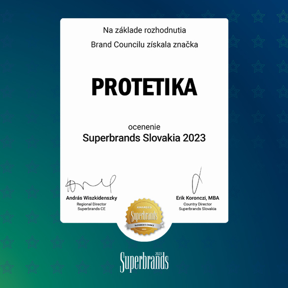 protetika superbrands certifikat